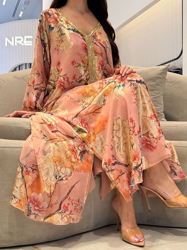 Silk Chiffon Jackard